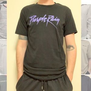 Men’s Purple Rain Graphic Tee size M